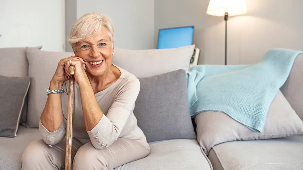 Older Woman with Dentures
