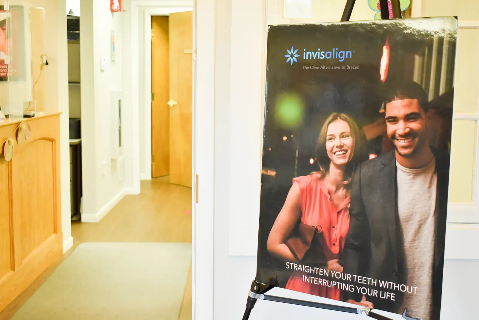 Invisalign Clear Aligners Promotion at office