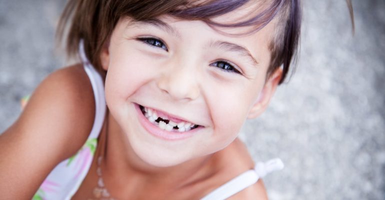baby smile.